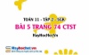 Bài 5 trang 74 Toán 11 tập 2 Chân trời sáng tạo: Hình chóp cụt tứ giác đều